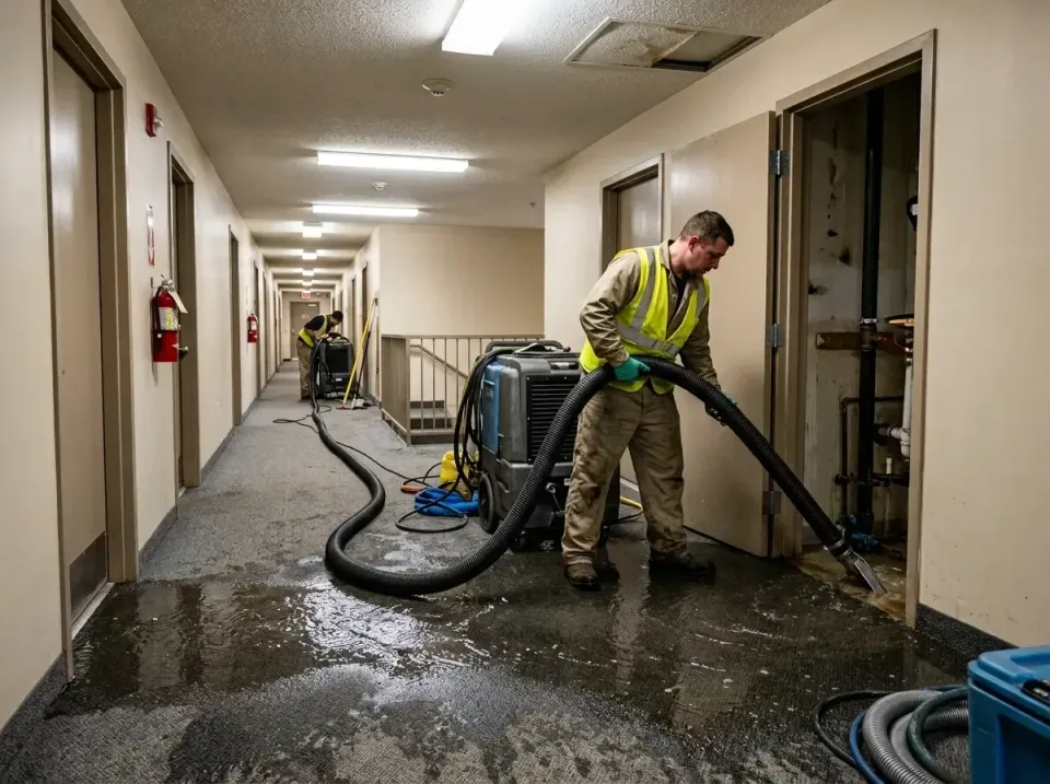 multi-unit-apartment-hallway-f-005 — frequently asked questions, Emergency Burst Pipe Water Extraction & Removal in Baytown,…